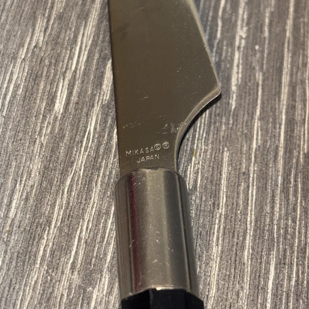 Mikasa Black Plastic Handle ‎ Cheese Pick/Knife